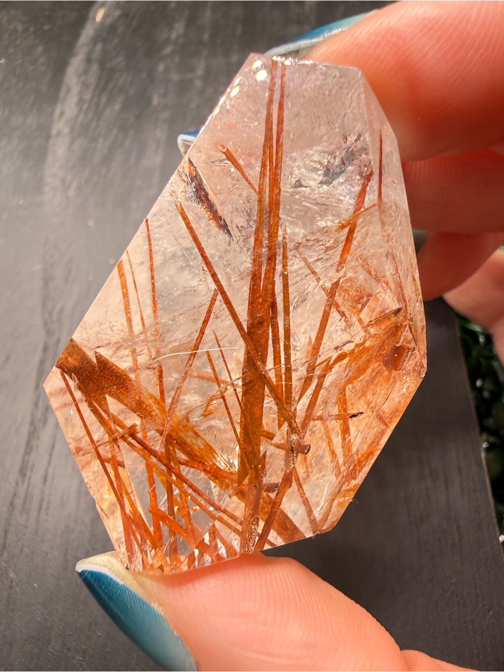 Red Rutilated Quartz Freeform